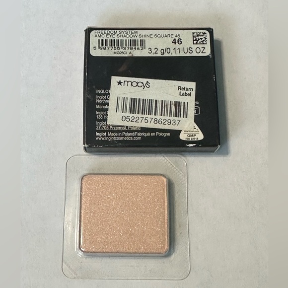 INGLOT Freedom System AMC Eye Shadow Shine Square Color 46 NEW never used - Picture 2 of 2